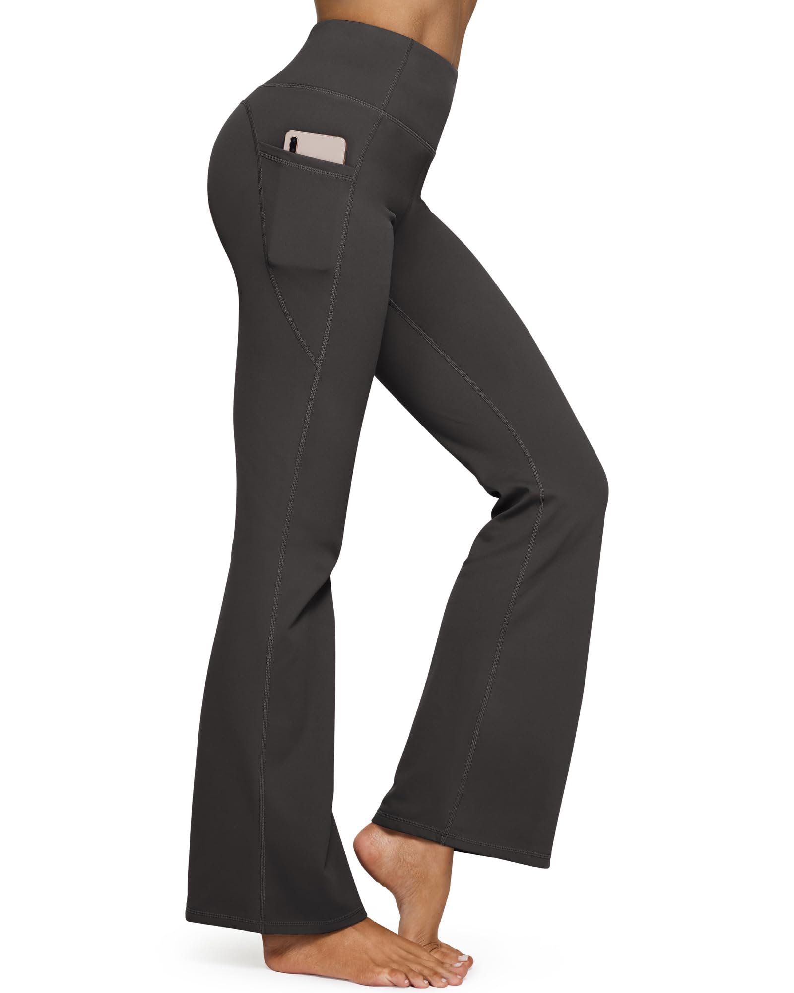 The Curve Enhancing Fleece Flare Trousers Camille