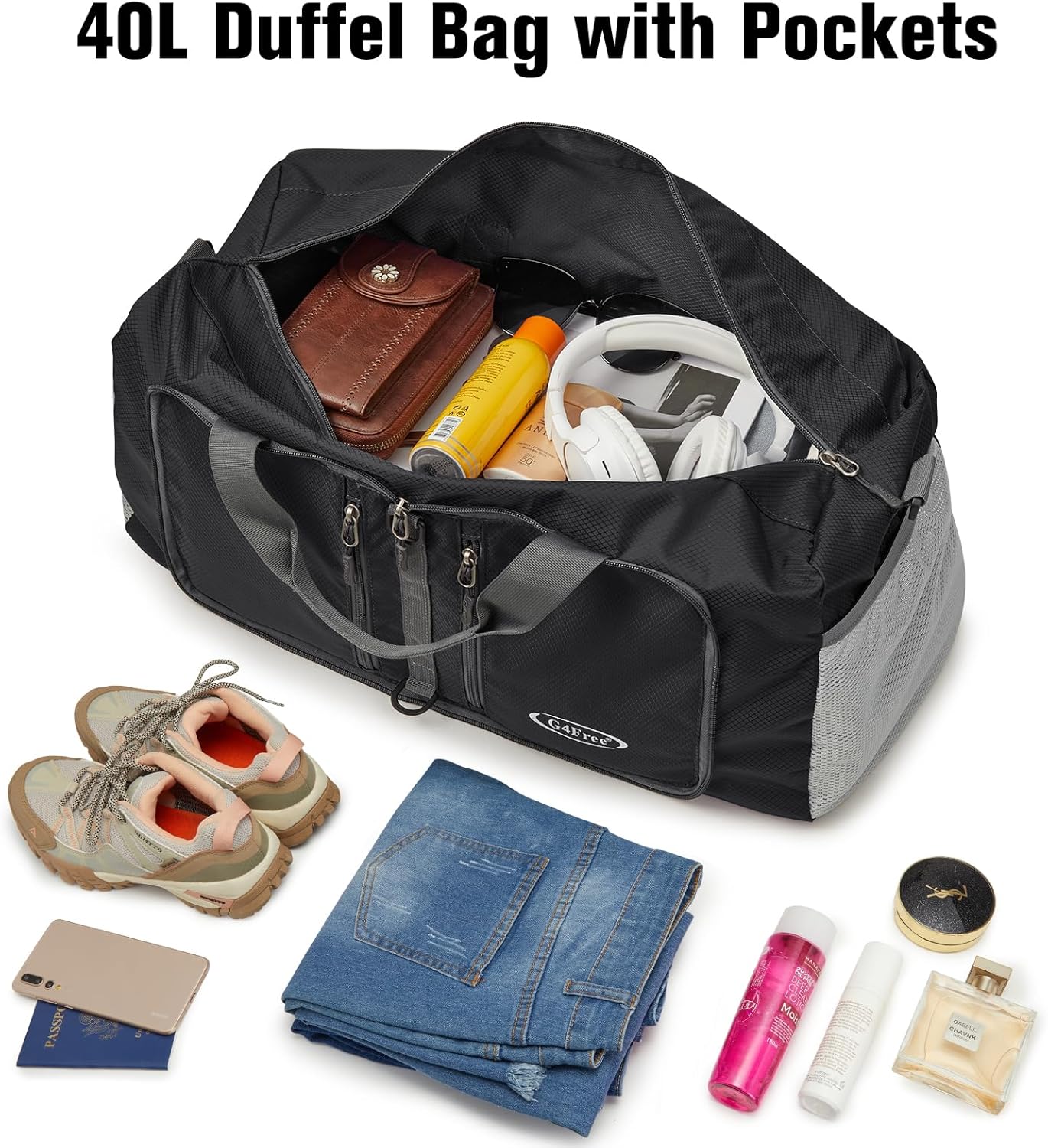 The Adventure Ready Foldable Travel Bag Celeste