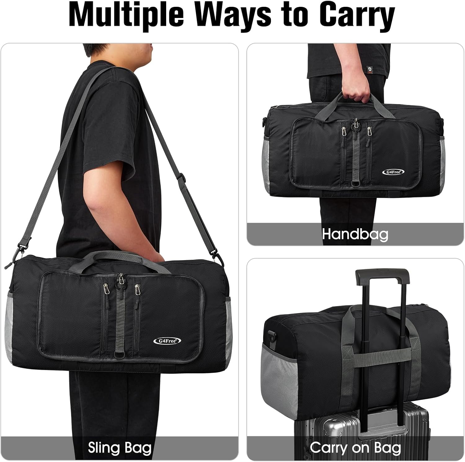 The Adventure Ready Foldable Travel Bag Celeste