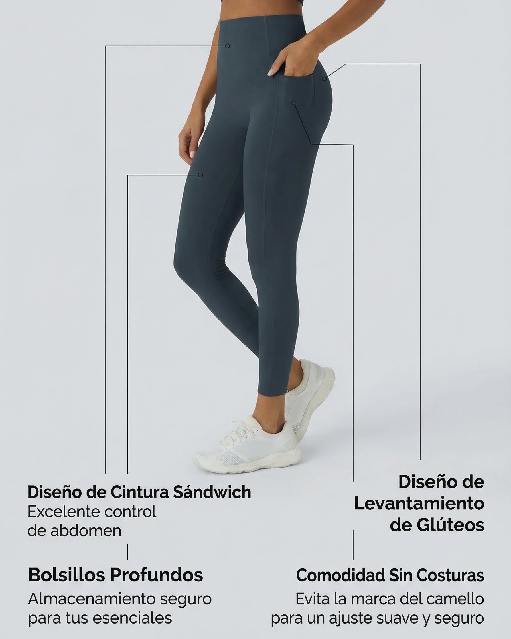 Legging SculptFlex™ de Cintura Alta