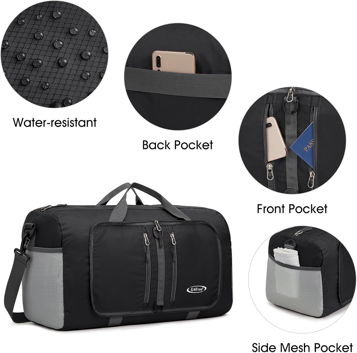The Adventure Ready Foldable Travel Bag Celeste
