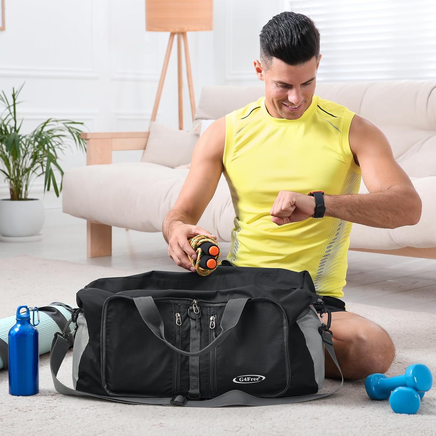 The Adventure Ready Foldable Travel Bag Celeste